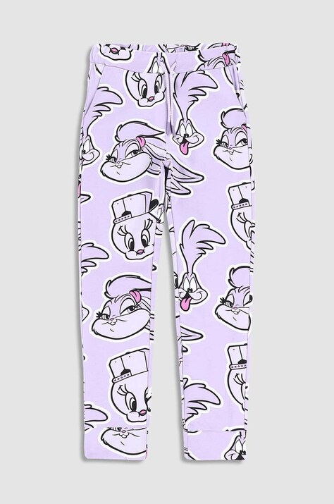Dětské bavlněné tepláky Coccodrillo x Looney Tunes