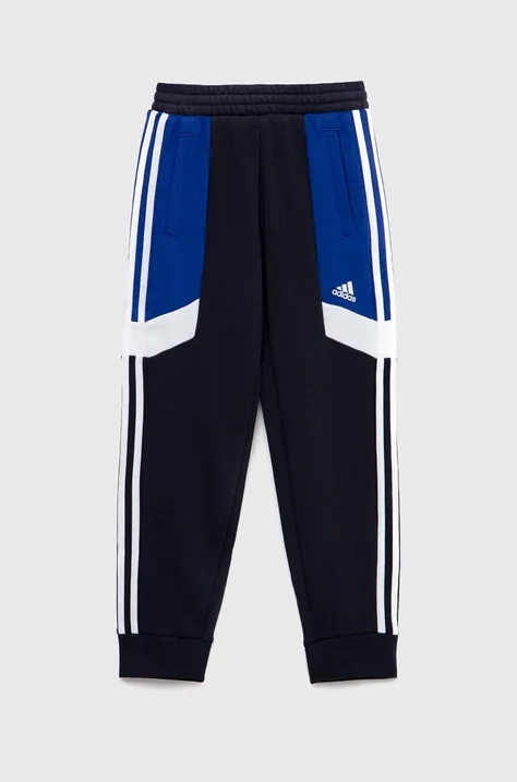Дитячі спортивні штани adidas U 3S CB PANT колір синій візерунок