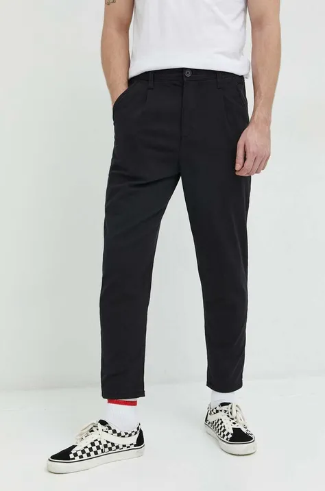 Only & Sons spodnie męskie kolor czarny proste