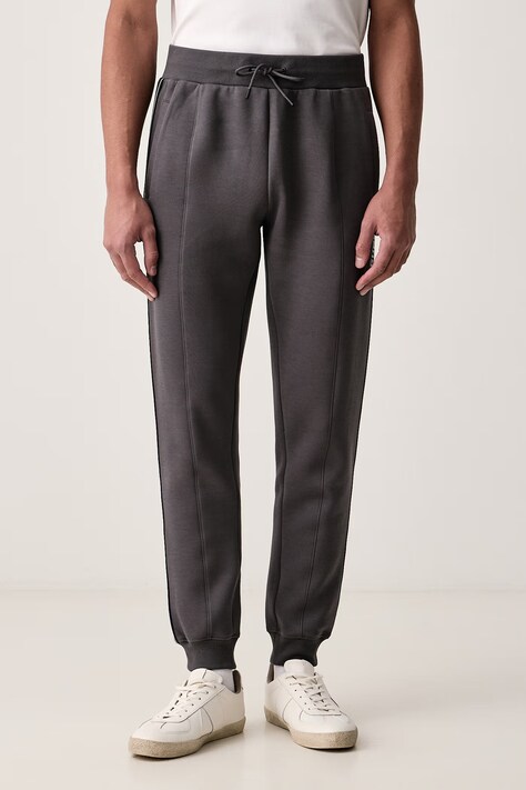 Guess Spodnie dresowe męskie z bawełną MICKEY szare regular waist Z2YB09 KB3P2
