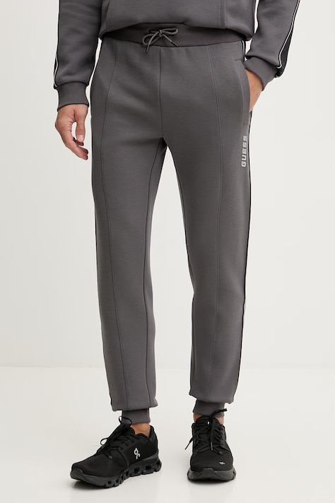 Guess spodnie dresowe MICKEY kolor szary z nadrukiem Z2YB09 KB3P2