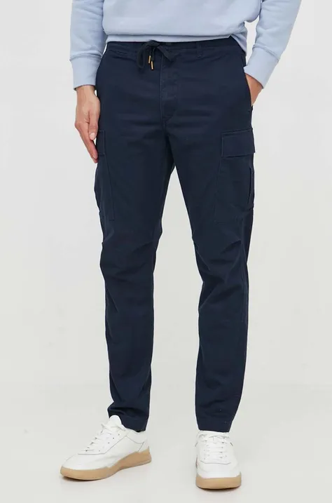 Polo Ralph Lauren spodnie męskie kolor granatowy dopasowane