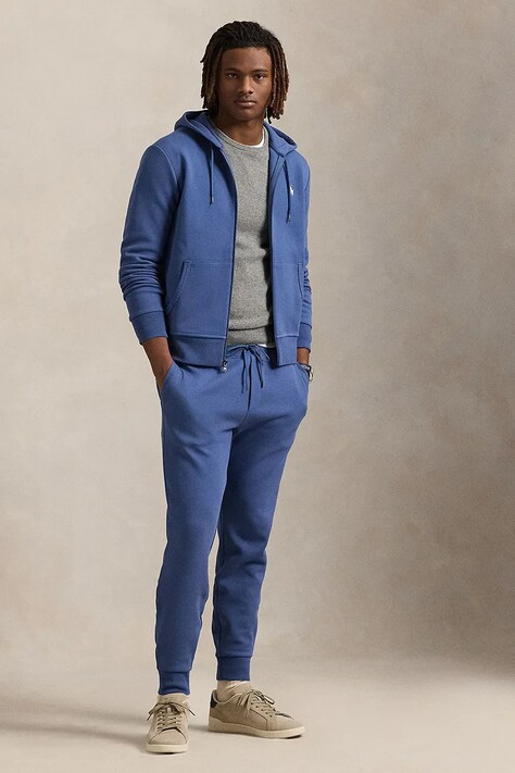 Polo Ralph Lauren pantaloni de trening culoarea galben, uni, 710881518