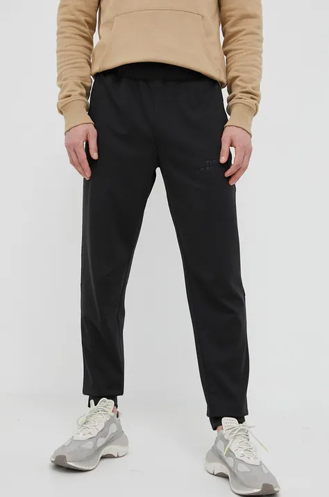The North Face spodnie dresowe kolor czarny gładkie