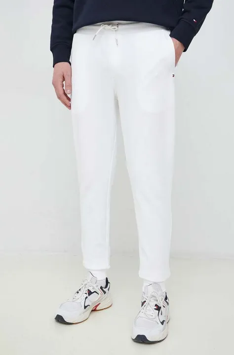 Παντελόνι φόρμας Tommy Hilfiger χρώμα: άσπρο