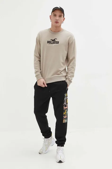 Спортивные штаны Billabong x Keith Haring цвет чёрный с принтом