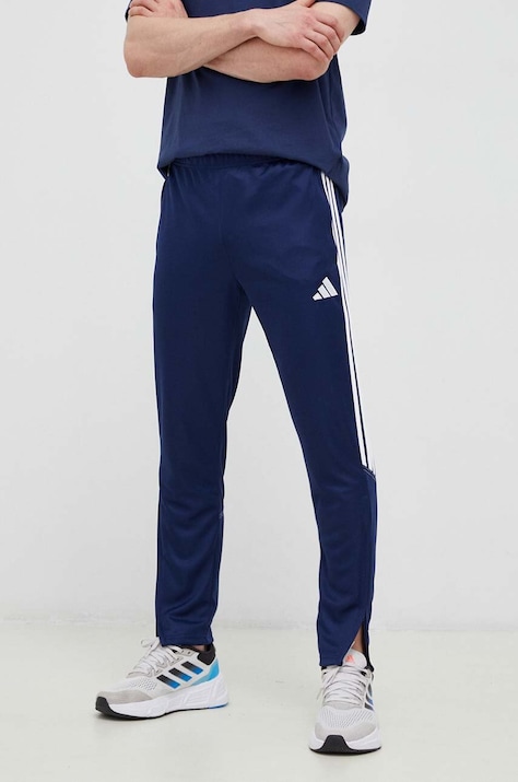 Штани для тренувань adidas Performance Tiro 23 колір синій з аплікацією