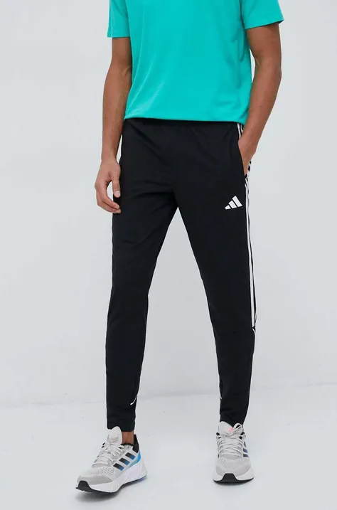 Тренировочные брюки adidas Performance Tiro 23 League цвет чёрный с аппликацией