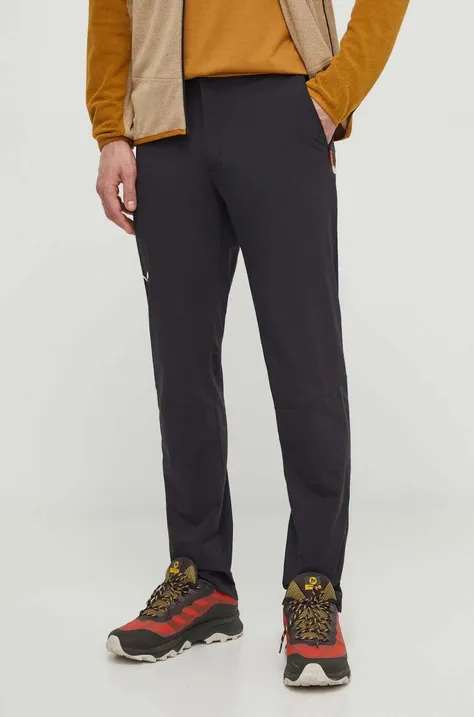 Salewa spodnie outdoorowe Pedroc 4 kolor czarny 00-0000028591