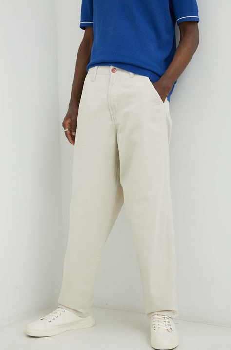 Παντελόνι Wrangler Casey Jones Chino χρώμα: μπεζ