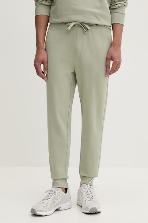 HUGO Παντελόνι επίσημο Ανδρικό βαμβακερό Dayote232 πράσινο κανονικό 50489617