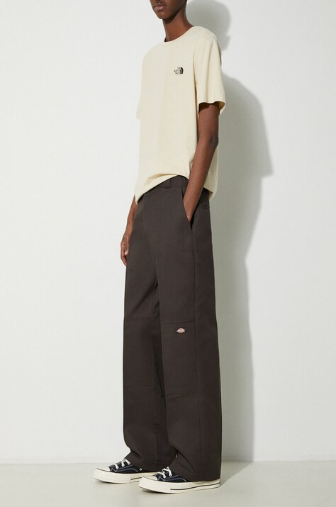 Dickies pantaloni barbati, culoarea negru, drept