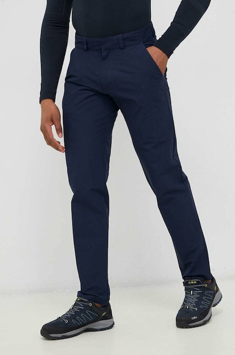 Helly Hansen pantaloni de exterior QD culoarea albastru marin, 34278