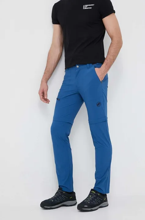 Панталон за спортове на открито Mammut Runbold Zip Off в синьо