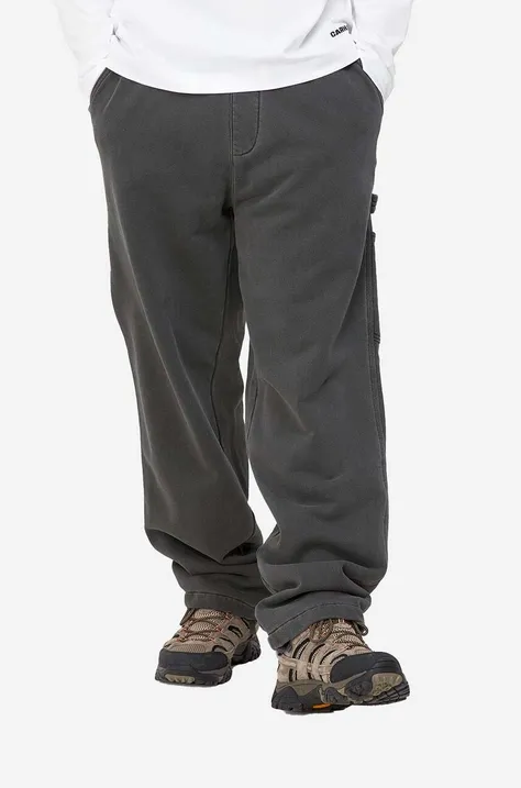Carhartt WIP spodnie bawełniane Arling Sweat Pant kolor czarny proste I031369-BLACK