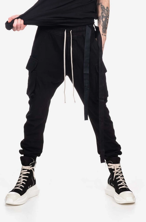 Rick Owens pantaloni in cotone Mastodon Cut