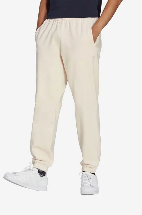 Παντελόνι φόρμας adidas Originals χρώμα μπεζ HB7500