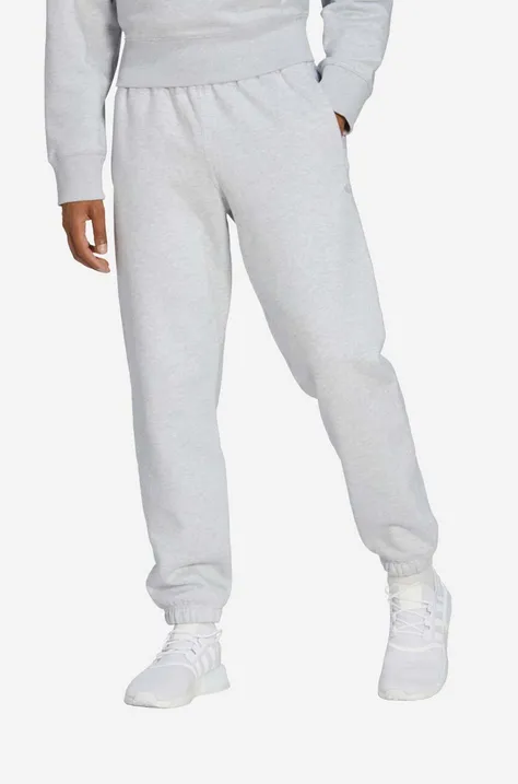 Donji dio trenirke adidas Originals Premium Essentials Sweat Pants boja: siva, glatki materijal, HB7503-grey