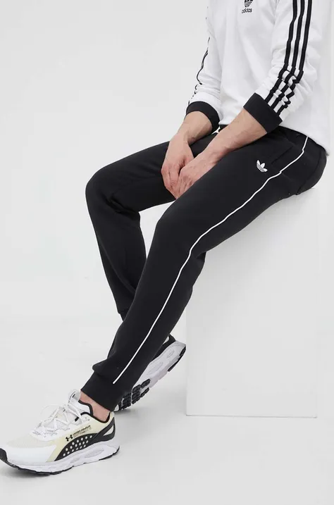 Tepláky adidas Originals Adicolor Seasonal Archive Sweat Pants HR5337-black, čierna farba, jednofarebné