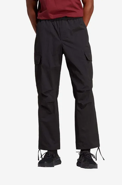 Nohavice adidas Originals Cargo Pants IB8685-black, pánske, čierna farba, rovné