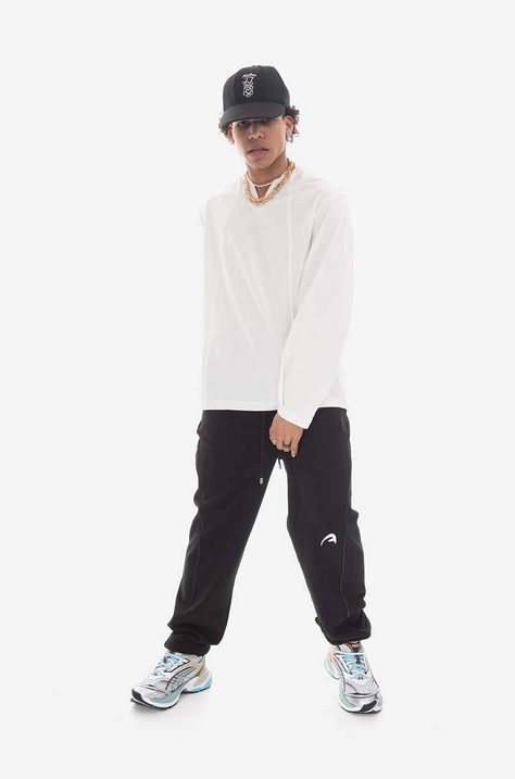 Pamučni donji dio trenirke Ader Error Ader Error Sweatpants boja: crna, s aplikacijom, BMADSSSP0101BK-BLACK