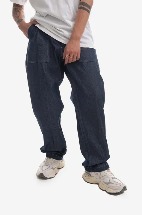 Engineered Garments jeans Fatigue bărbați, culoarea negru 23S1F004.CT011-CT011