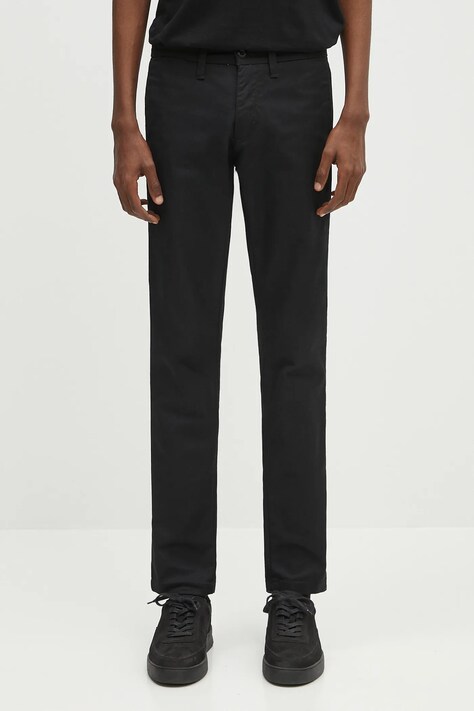 Παντελόνι Carhartt WIP Sid Pant χρώμα: μαύρο, I003367