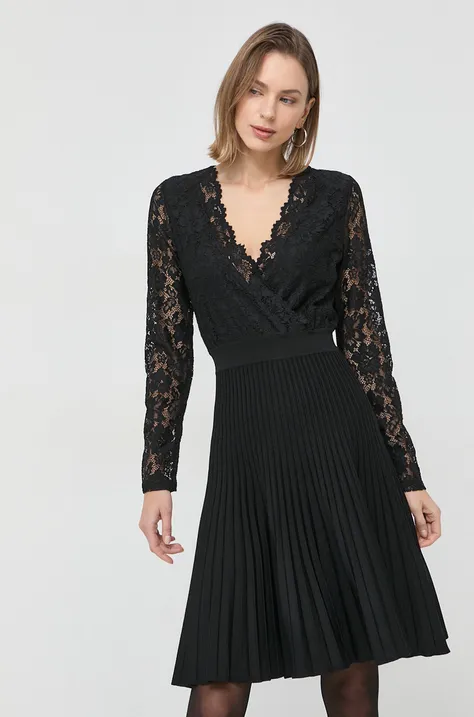 Платье Morgan цвет чёрный mini расклешённое