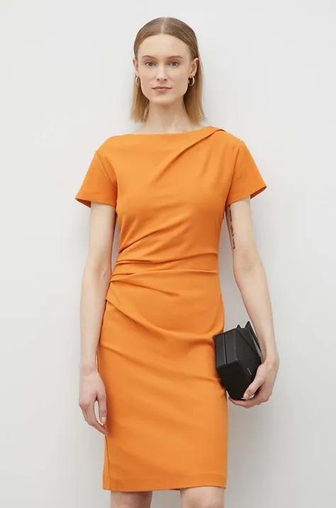 Платье Tiger Of Sweden Izlo цвет оранжевый mini облегающее