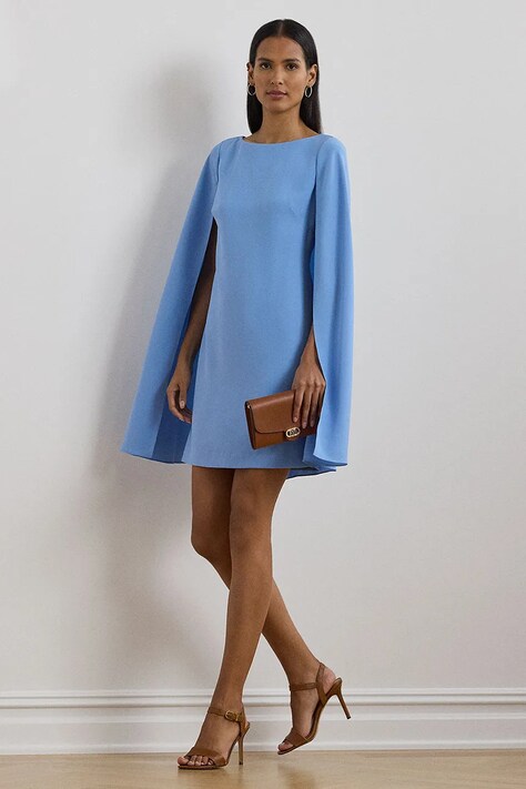 Šaty Lauren Ralph Lauren modrá barva, mini, 253855210