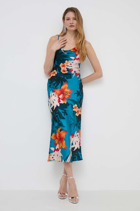 Guess rochie maxi, dreaptă