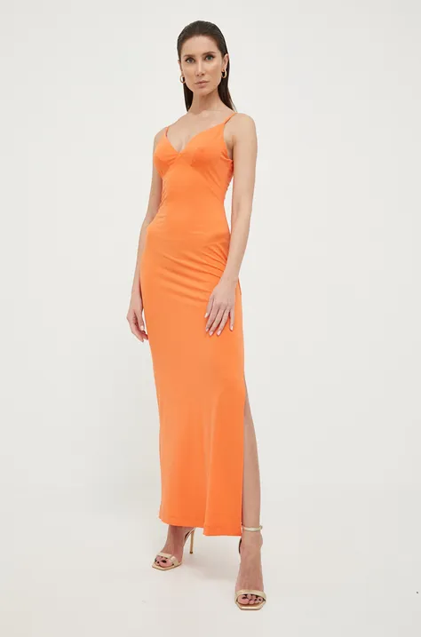 Φόρεμα Guess χρώμα: πορτοκαλί