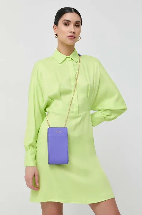 Сукня Liu Jo колір зелений mini пряма