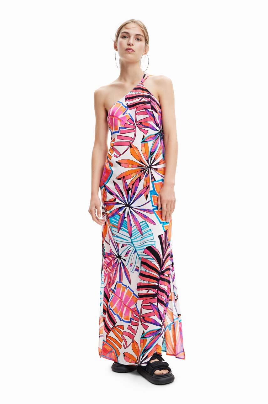 Vestito midi a collo alto da donna I
