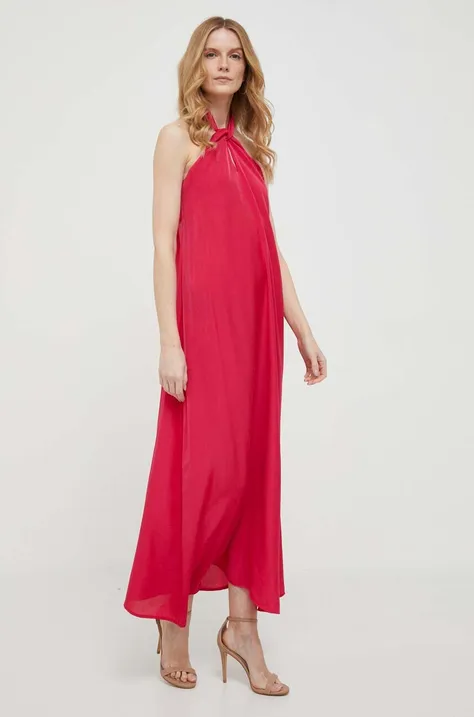 Φόρεμα Sisley χρώμα: ροζ
