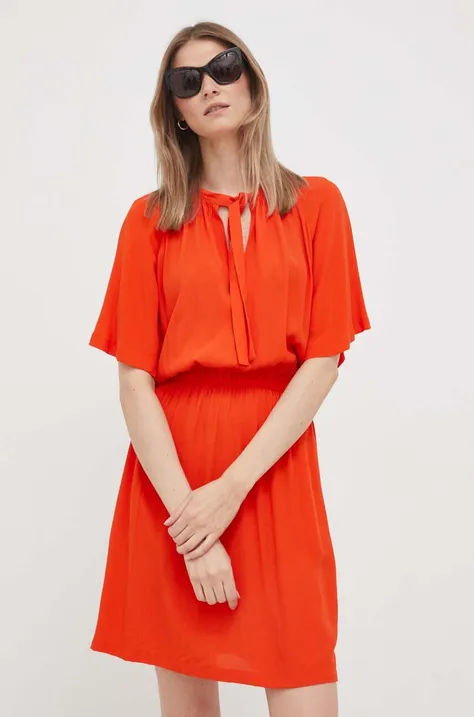 Φόρεμα United Colors of Benetton χρώμα: πορτοκαλί