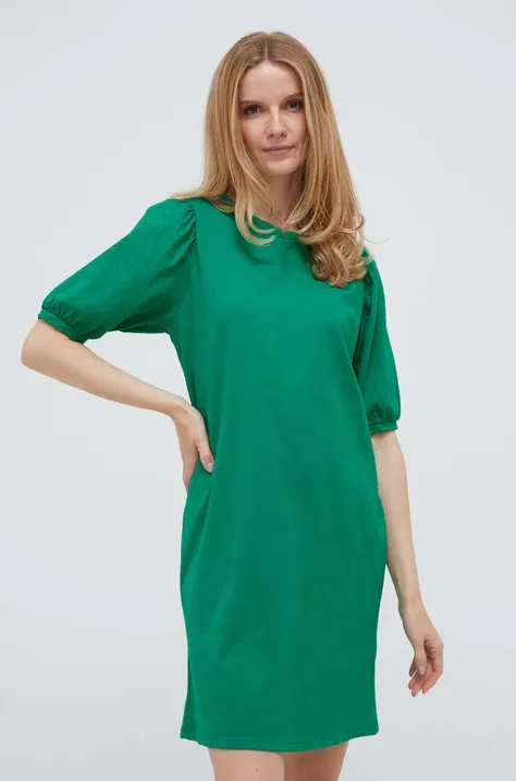 Βαμβακερό φόρεμα United Colors of Benetton