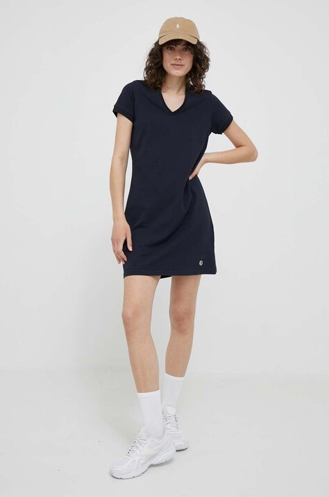 Colmar rochie culoarea bleumarin, mini, dreaptă