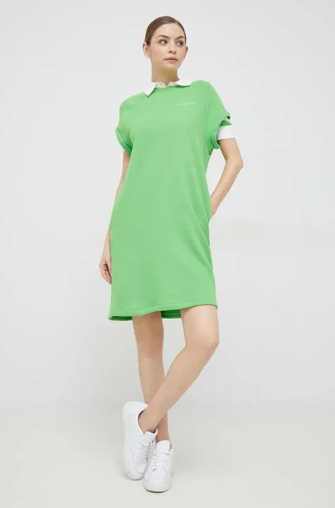 Tommy Hilfiger sukienka kolor zielony mini prosta