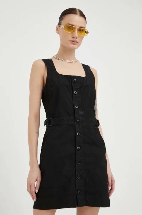 Сукня G-Star Raw колір чорний mini облягаюча