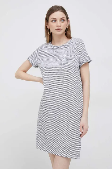 Βαμβακερό φόρεμα GAP χρώμα: άσπρο