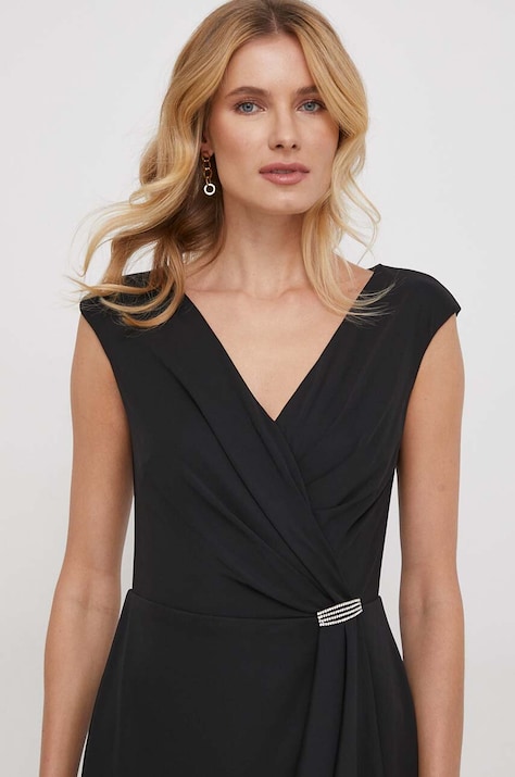 Φόρεμα Lauren Ralph Lauren χρώμα: μαύρο
