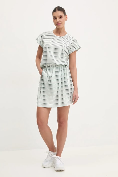 Helly Hansen rochie culoarea verde, mini, dreaptă