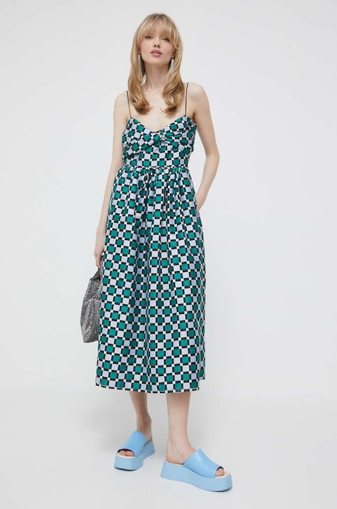Stine Goya rochie midi, evazată