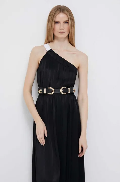 Платье Deha цвет чёрный maxi расклешённое