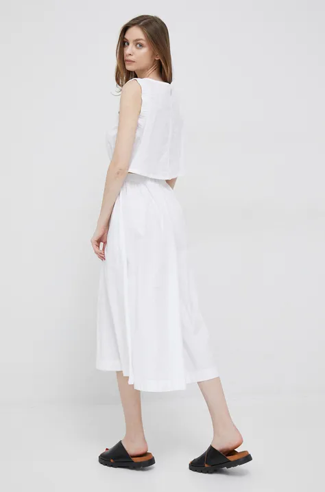 Φόρεμα Deha χρώμα: άσπρο