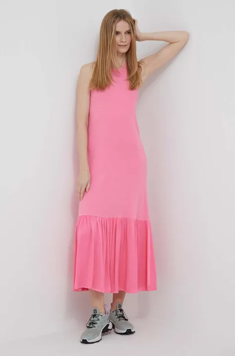 Φόρεμα Deha χρώμα: ροζ