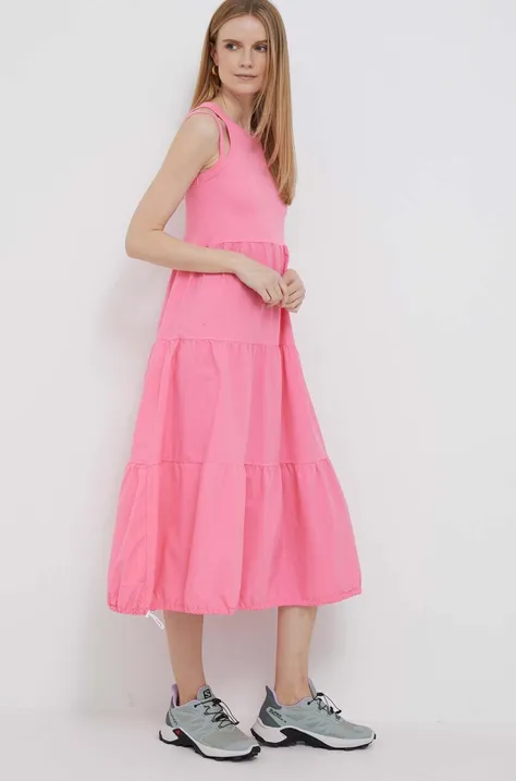Φόρεμα Deha χρώμα: ροζ