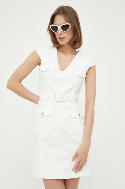Morgan sukienka kolor biały mini prosta