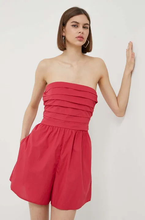 Ολόσωμη φόρμα Abercrombie & Fitch χρώμα: ροζ